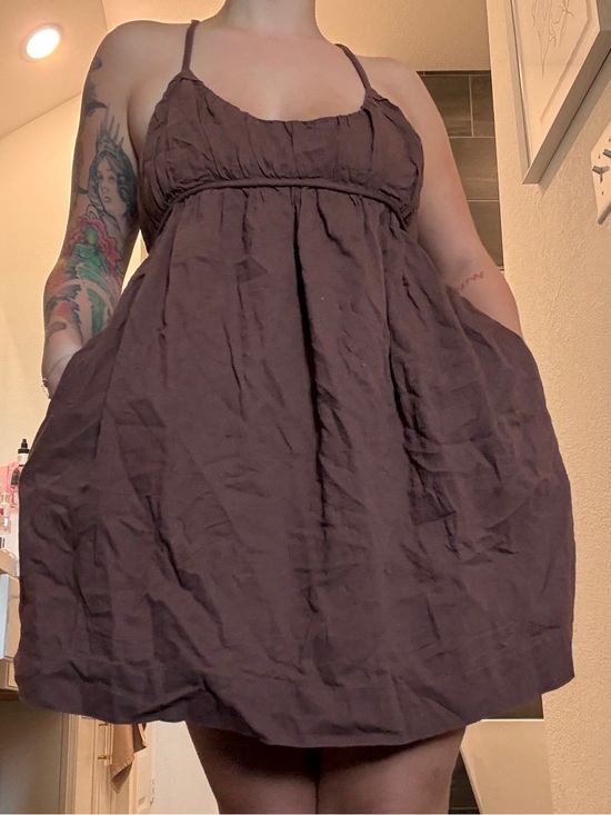 Free People Dresses & Skirts - brown cotton/linen free people dress